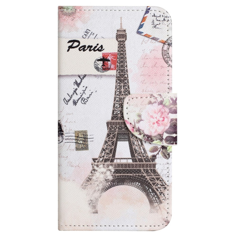 Samsung Galaxy S24 FE Funda Vintage Torre Eiffel