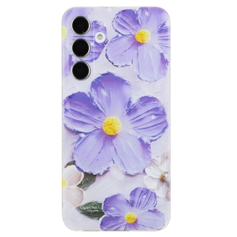 Samsung Galaxy S24 FE Funda Flor Morada