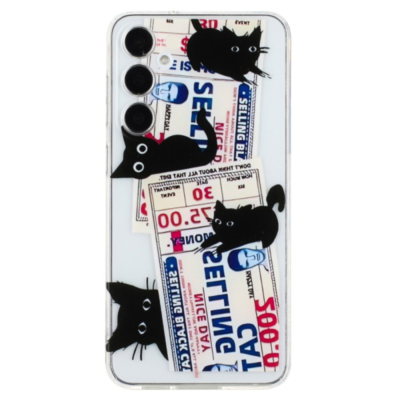 Funda Gato Negro Samsung Galaxy S24 FE