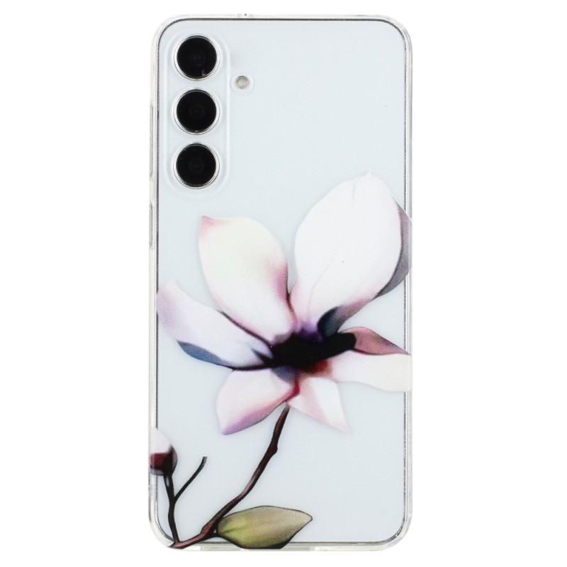 Samsung Galaxy S24 FE Funda Flor Blanca