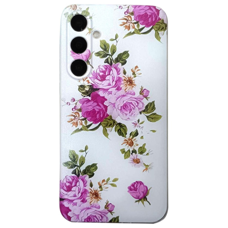 Samsung Galaxy S24 FE Funda Flor Rosa