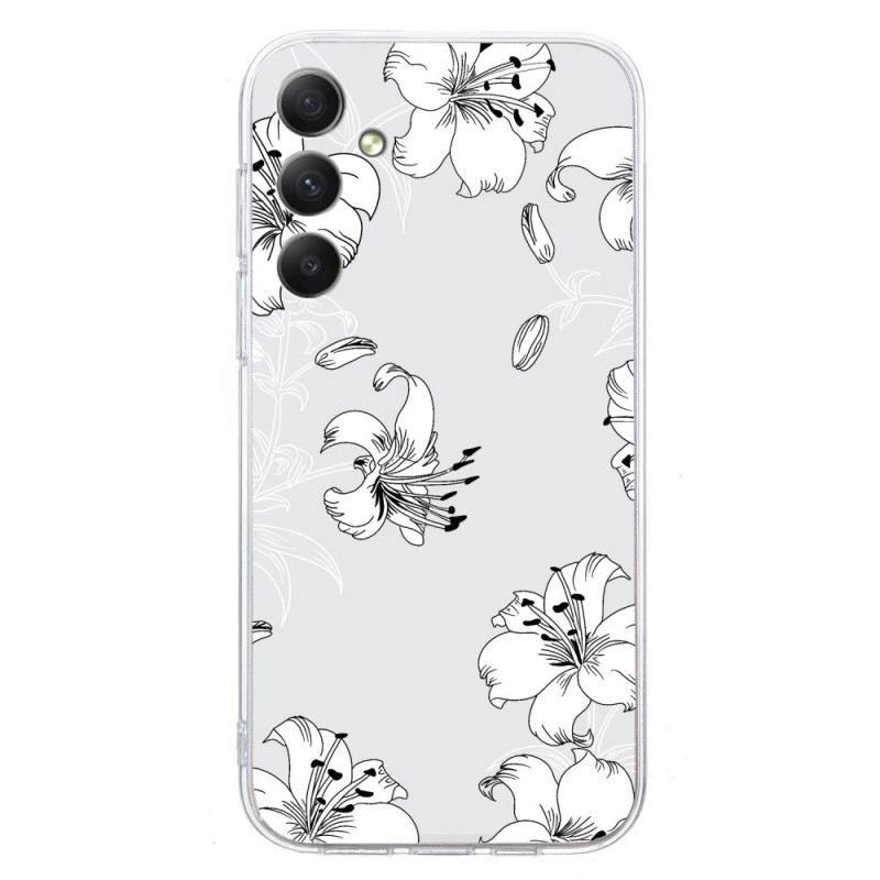 Samsung Galaxy S24 FE Funda Flor Blanca