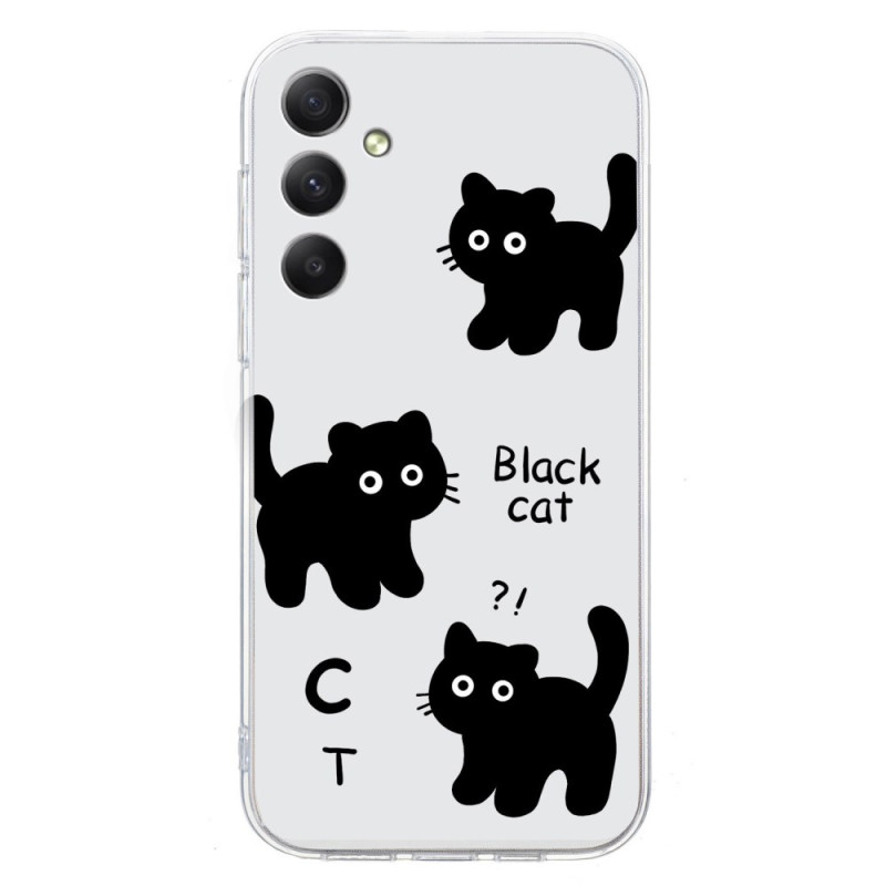 Funda Gato Negro Samsung Galaxy S24 FE