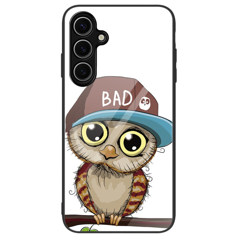 Samsung Galaxy S24 FE Funda rígida de cristal Bad Owl