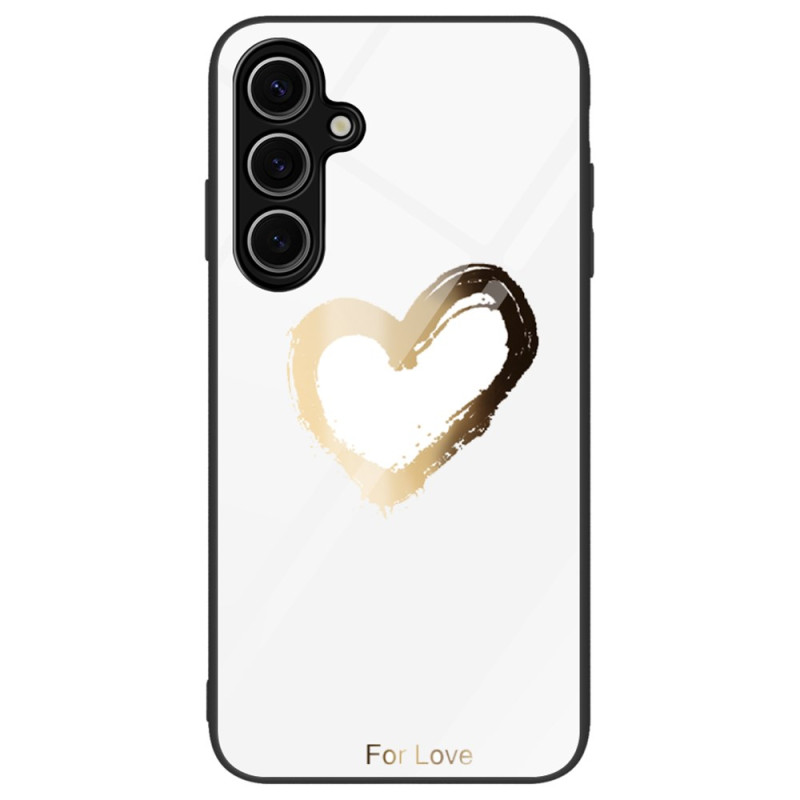 Funda Corazón Dorado Samsung Galaxy S24 FE