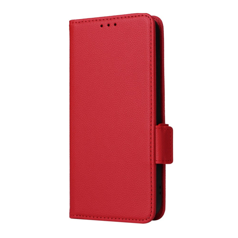 Samsung Galaxy S24 FE Funda de piel sintética lisa con colgante
