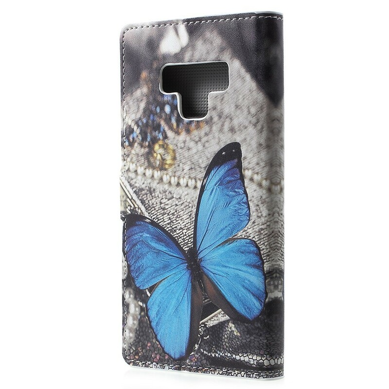 Funda Samsung Galaxy Note 9 Azul Mariposa