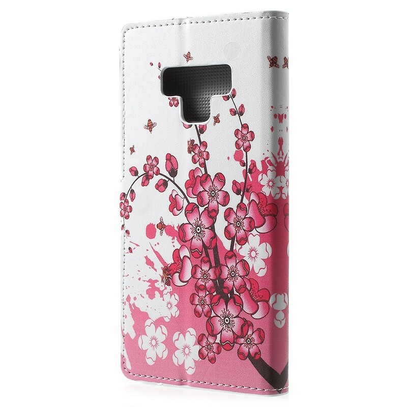 Funda de flores tropicales para Samsung Galaxy Note 9