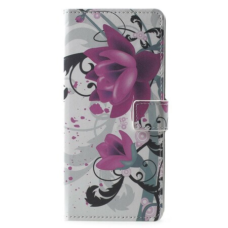 Funda de flores tropicales para Samsung Galaxy Note 9