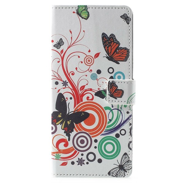 Funda Samsung Galaxy Note 9 Mariposas y Flores