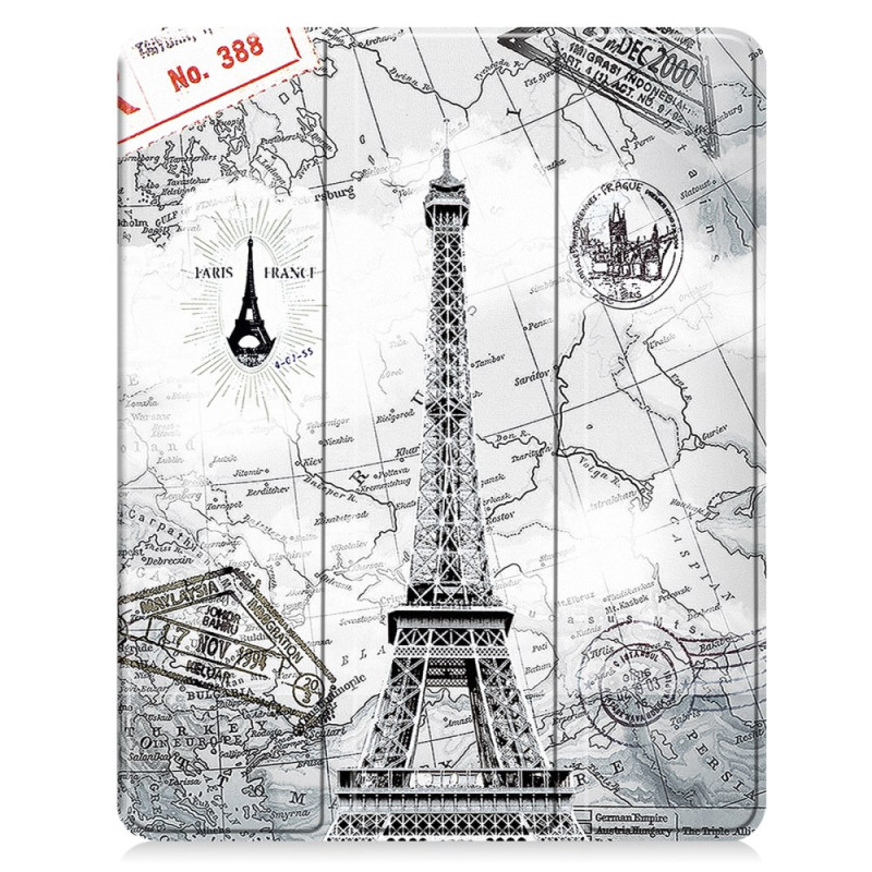 Smart Funda
 iPad Air 13 (2024) Vintage Torre Eiffel