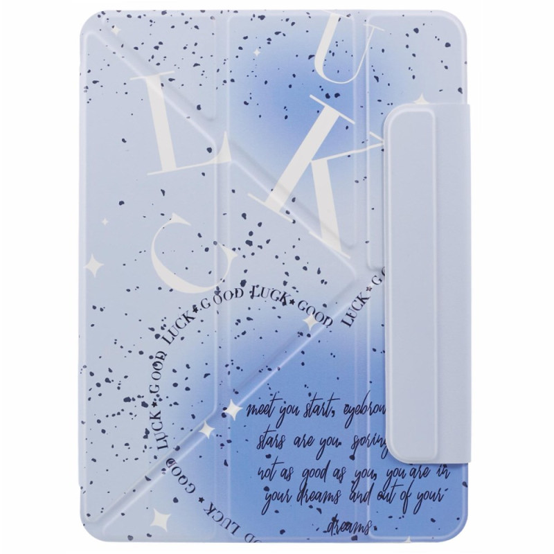 Smart Funda
 iPad Air 13 (2024) Origami Letras Azules