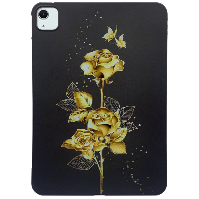 Funda de rosas doradas para iPad Air 13 (2024)