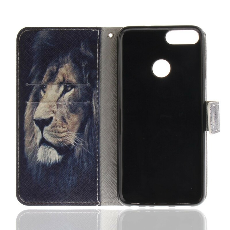 Funda Huawei P Smart Dreaming Lion