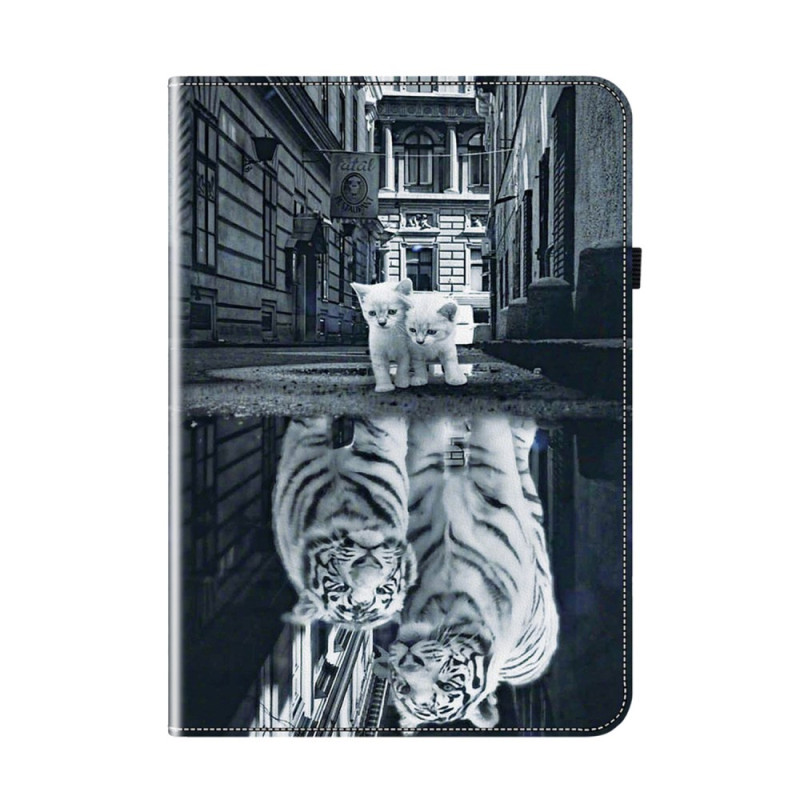 Funda de gato y tigre para iPad Air 13 (2024)