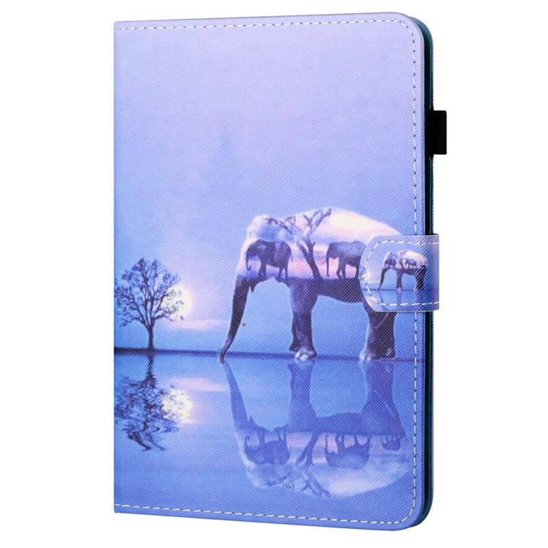 Funda de árbol y elefante para iPad Pro 11 (2024)