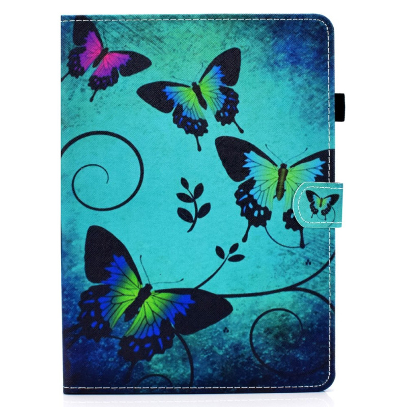 Funda iPad Pro 11 (2024) Mariposas Verdes