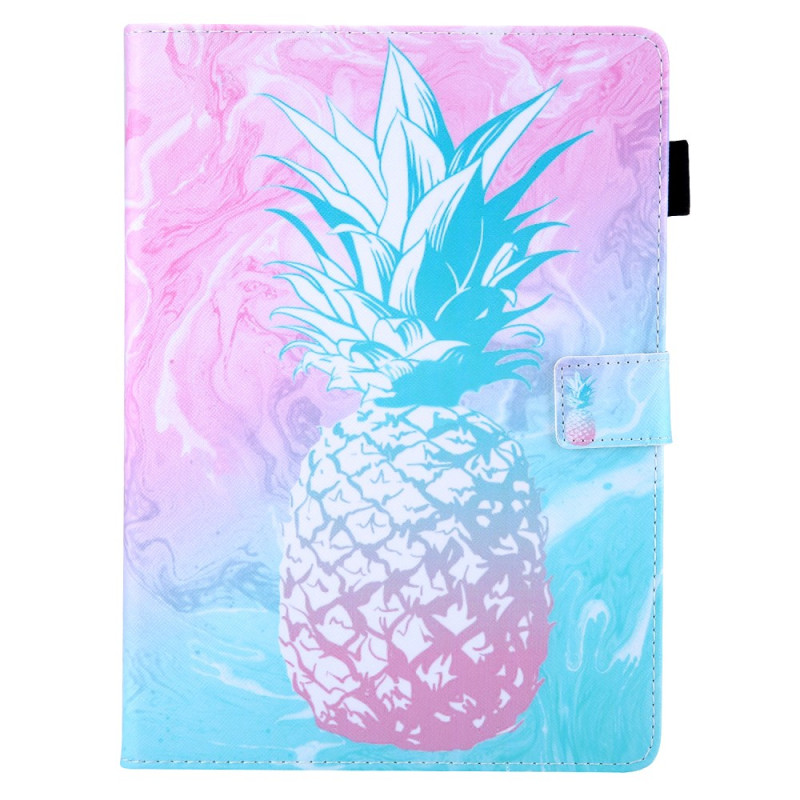 Funda iPad Pro 11 (2024) Piña Azul y Rosa