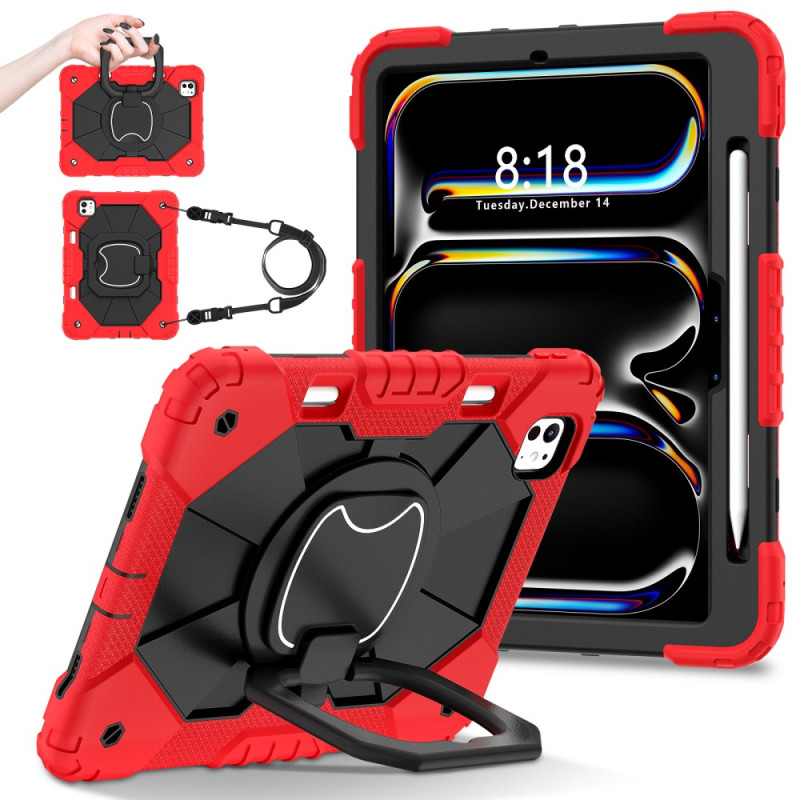 Funda rígida reforzada para iPad Pro 11 (2024) con anillo de soporte y colgante
para el hombro