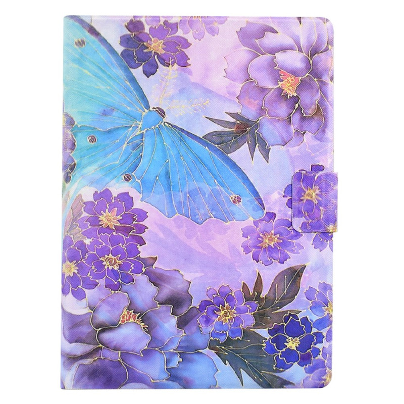 Funda iPad Air 11 (2024)/Air (2022) (2020)/ Pro 11 Peonías y mariposas