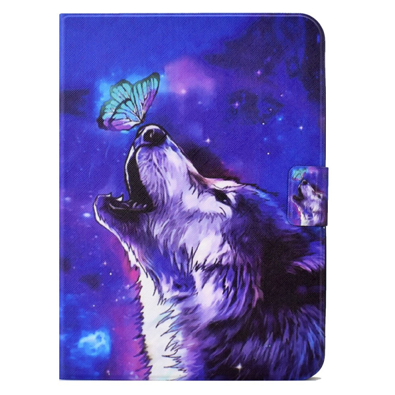 Funda de mariposa y lobo para iPad Air 11 (2024)/Air (2022) (2020)/Pro 11