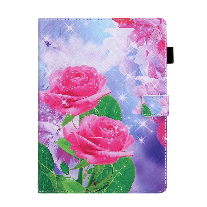 Funda iPad Air 11 (2024)/Air (2022) (2020)/ Pro 11 Flores Roja