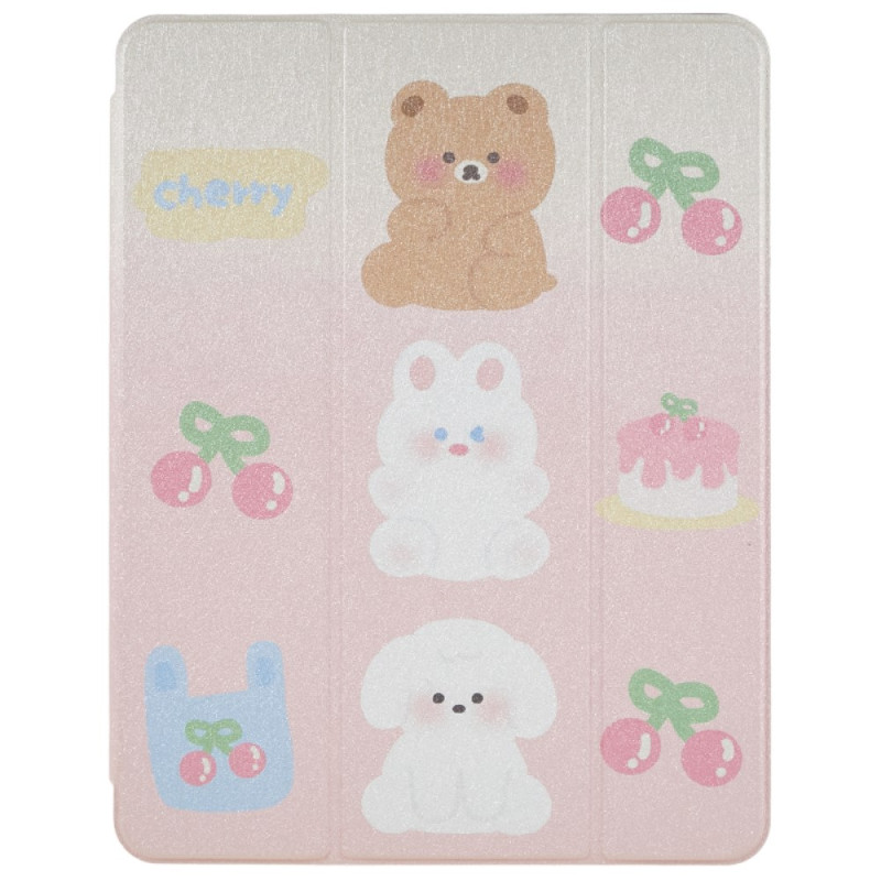 Funda iPad Air 11 (2024)/Air (2022) (2020)/ Pro 11 Oso conejo y perro