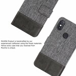 Funda Xiaomi Redmi Note 5 Muxma Efecto Tela y Cuero