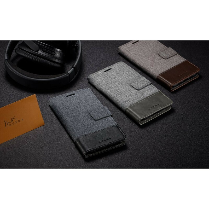 Funda Xiaomi Redmi Note 5 Muxma Efecto Tela y Cuero