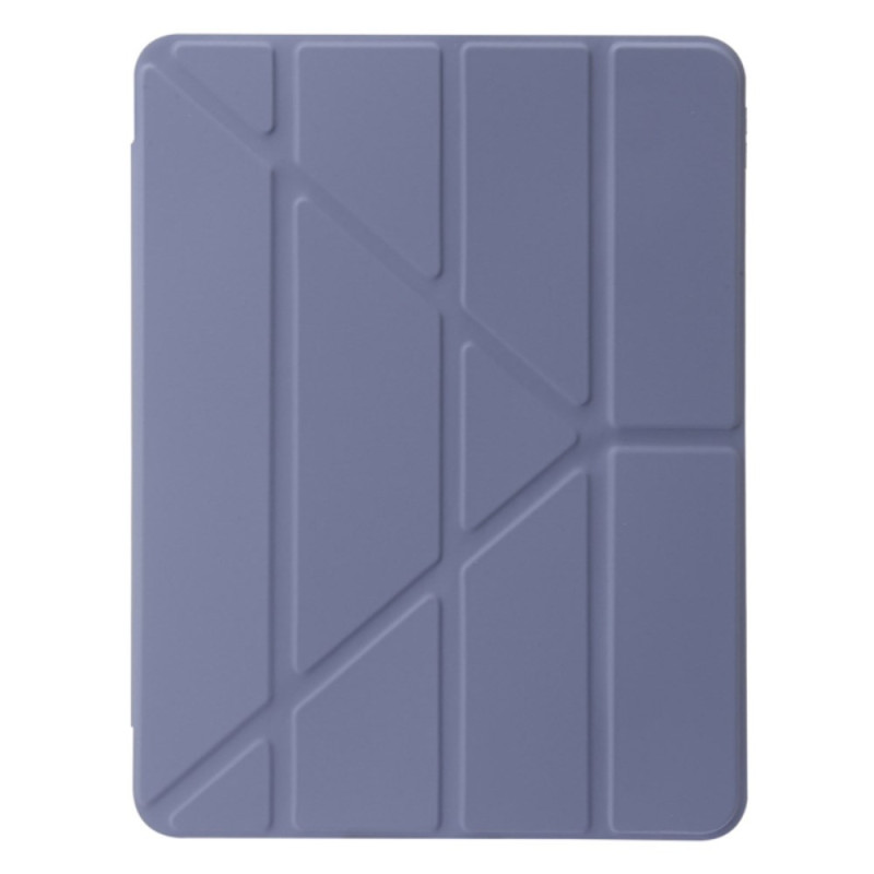 Smart Funda
 iPad Air 11 (2024) Soporte Origami y Parte Trasera Transparente