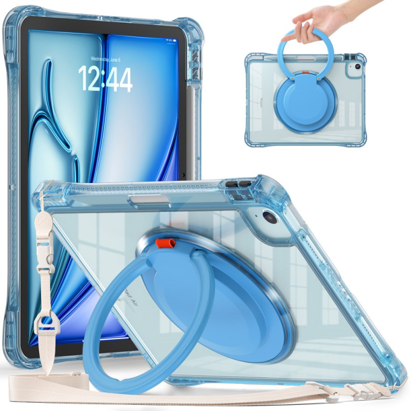 Funda iPad Air 11 (2025) (2024)/Air (2022) (2020)/Pro 11 Transparente Bandolera y Soporte