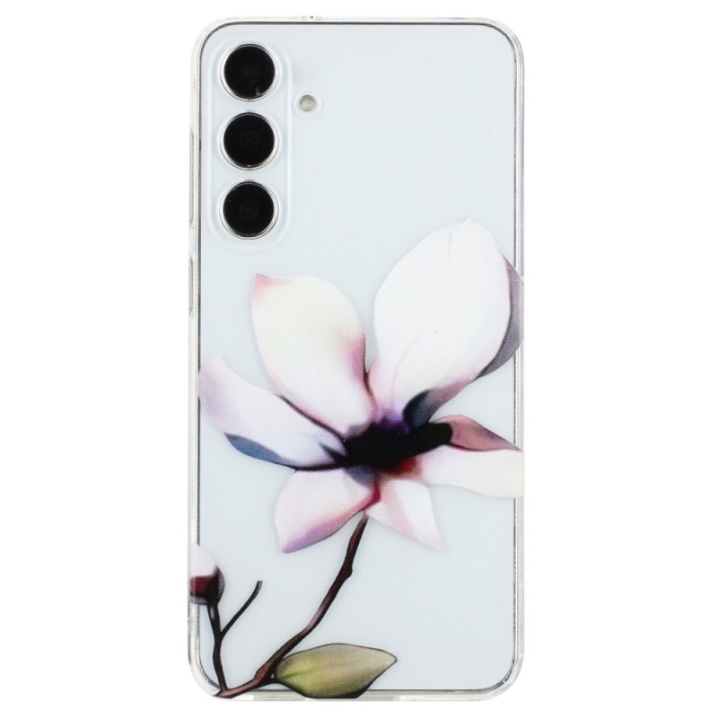 Samsung Galaxy A24 4G Funda Flor Blanca