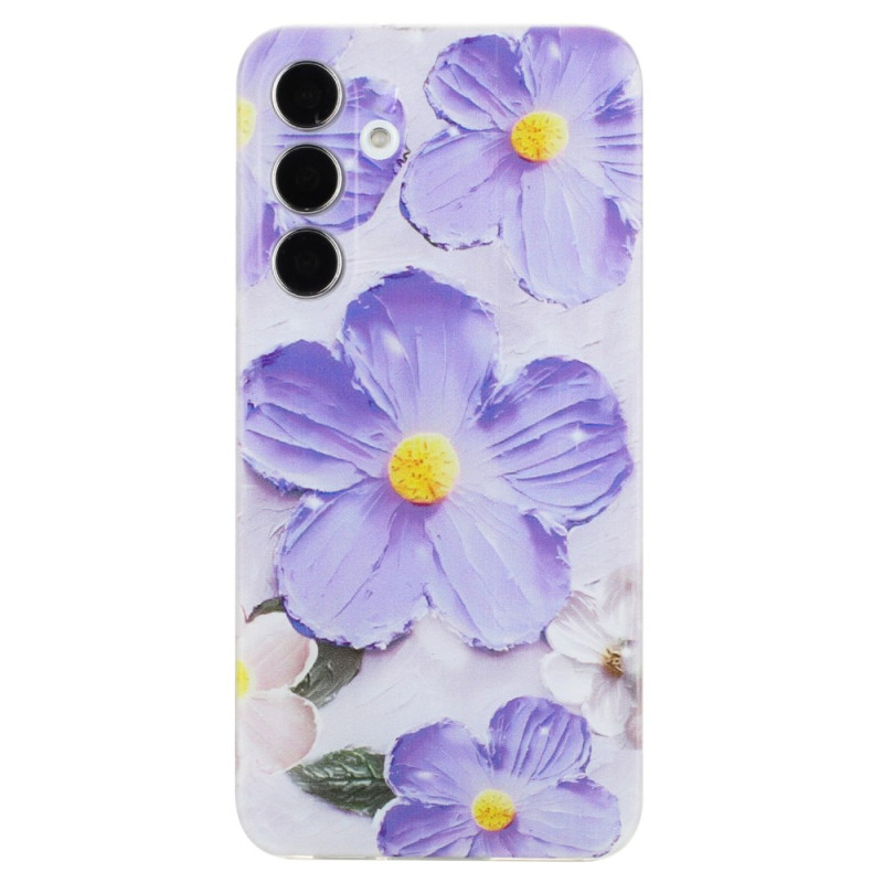 Funda Flor Púrpura Samsung Galaxy A24 4G