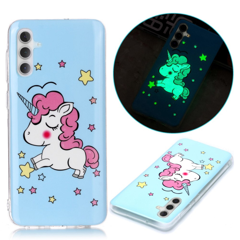 Samsung Galaxy A24 4G Funda Luminosa Unicornio