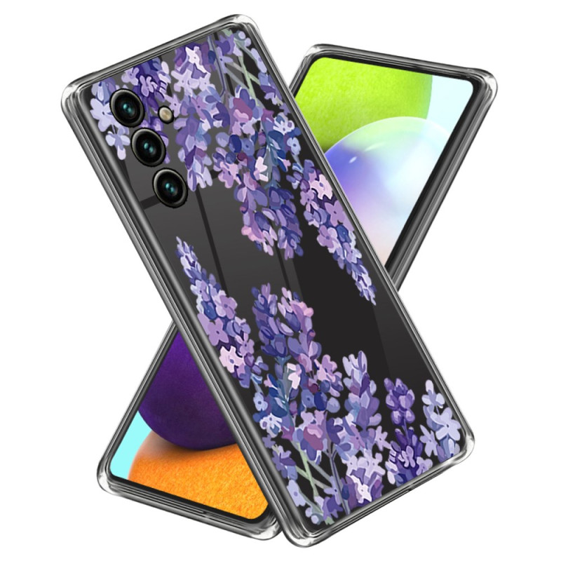 Samsung Galaxy A24 4G Funda Árbol Morada