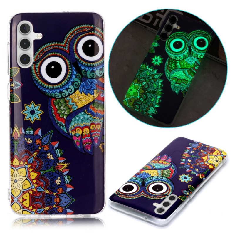 Funda Samsung Galaxy A24 4G Luminous Owl Azul