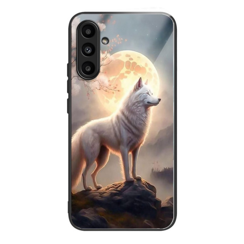 Samsung Galaxy A24 4G Funda
 de Vidrio Templado Moonlight Wolf