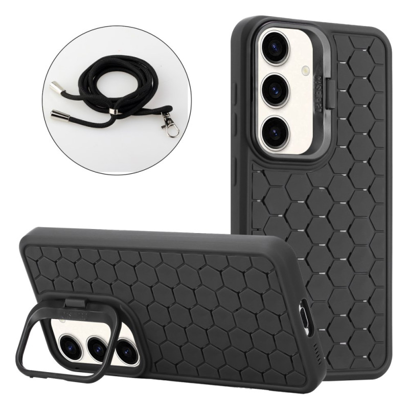 Funda Samsung Galaxy A24 4G Honeycomb Soporte y Bandolera