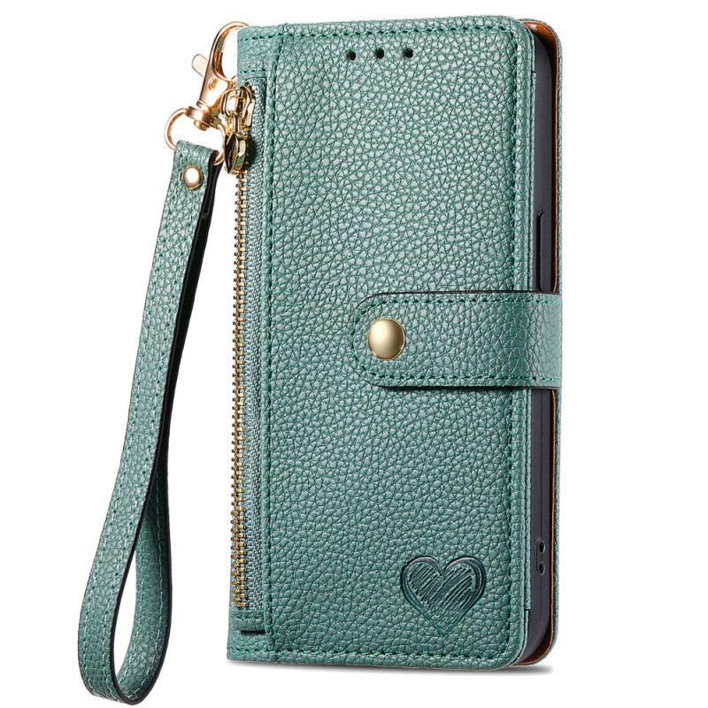 Samsung Galaxy A24 4G Funda de cartera con cremallera y protección RFID
