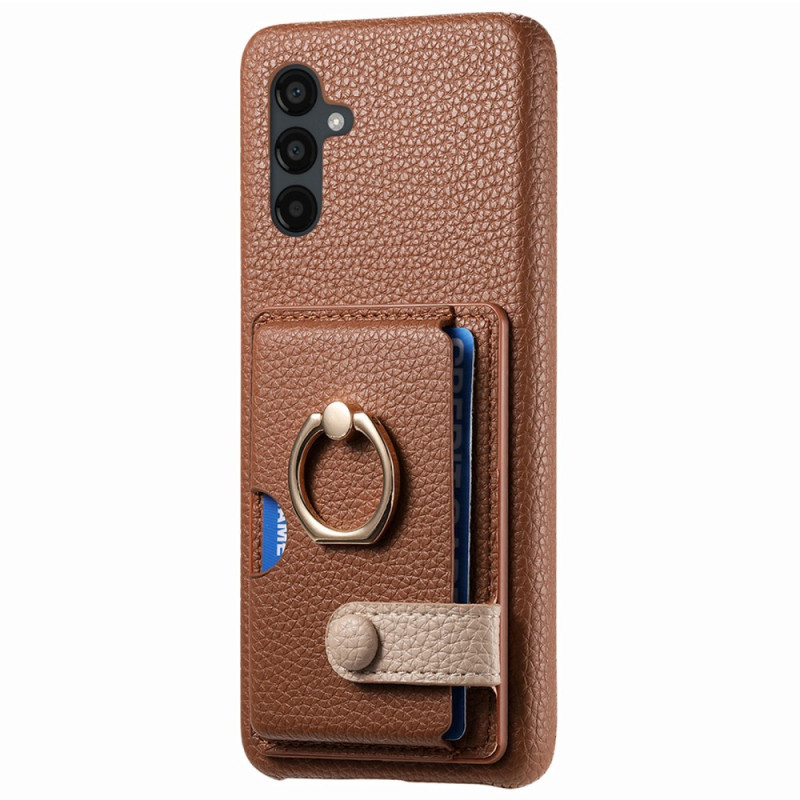 Samsung Galaxy A24 4G Funda Bicolor Tarjetero y Anillo Soporte