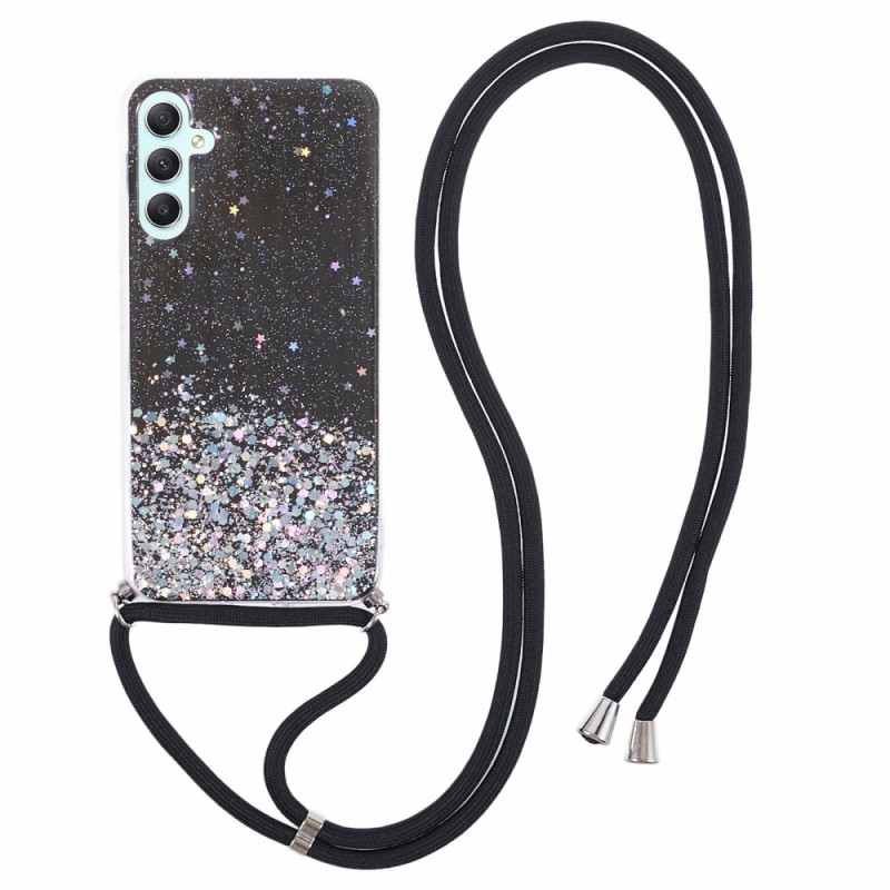 Funda de cordón Samsung Galaxy A24 4G Glitter Color