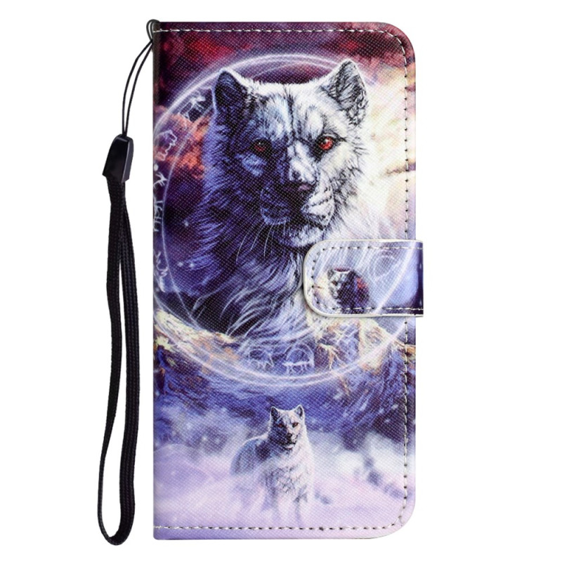 Funda con colgante
 Nokia C32 Snow Wolf