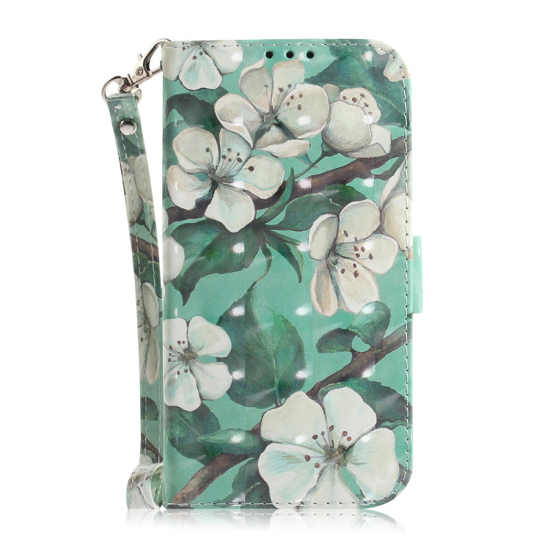 Funda con colgante
 Nokia C32 Watercolour Flower