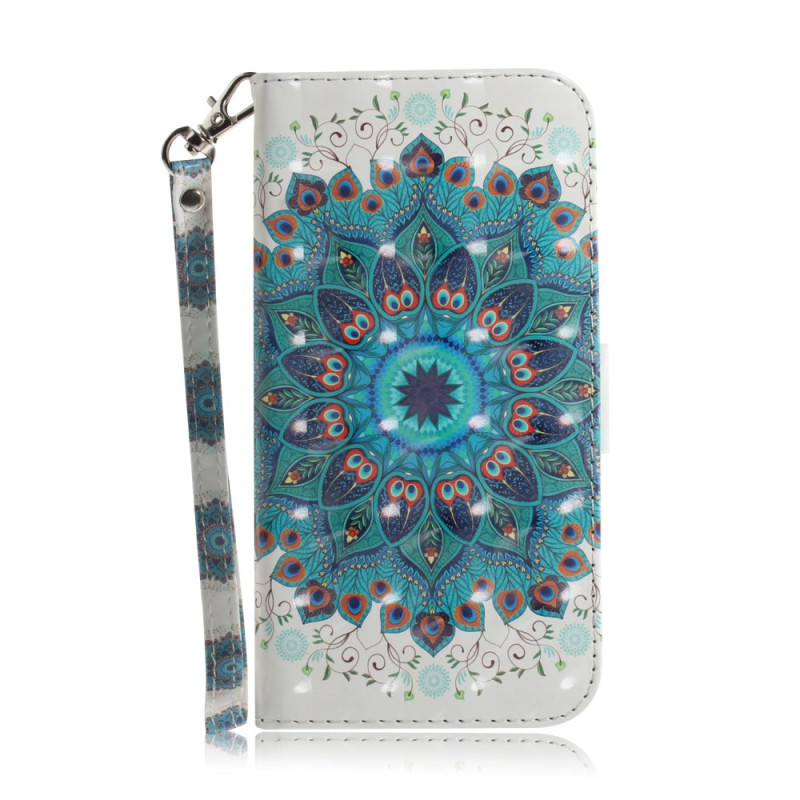 Funda Nokia C32 Mandala Verde con Colgante
