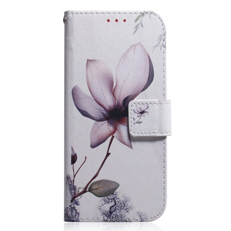 Funda Nokia C32 Flor Rosa