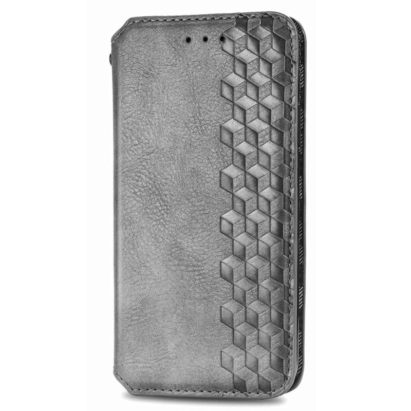 Funda Flip Nokia C32 Efecto Cuero Vintage Frise Losanges