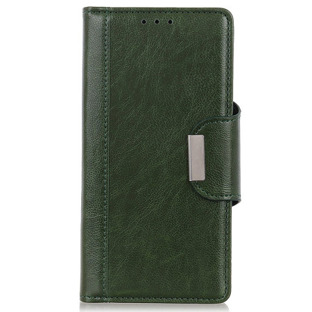 Funda Nokia C32 Cierre Plata