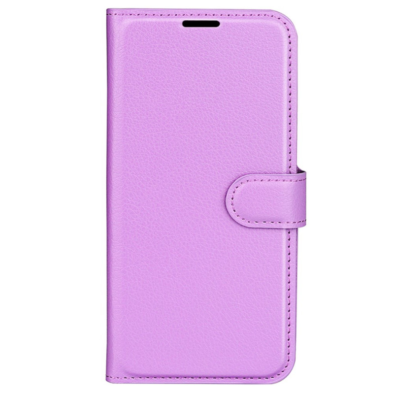 Funda Oppo Reno 12F 5G Piel sintética Lichi Classic