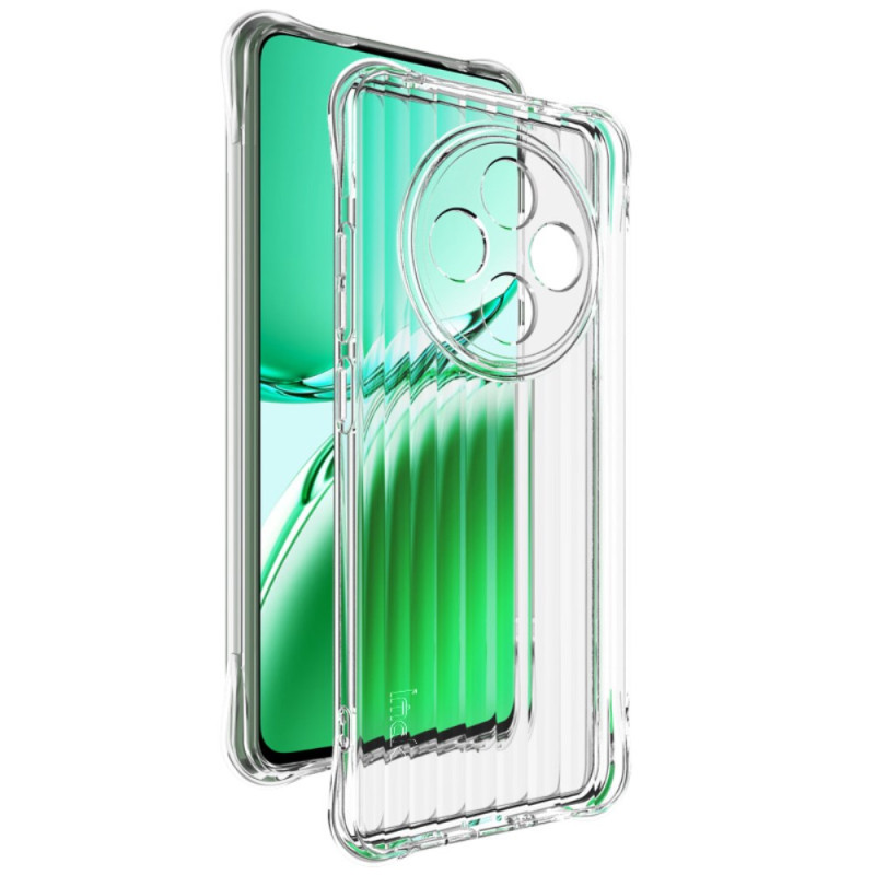 Oppo Reno 12F 5G Funda Transparente Textura Ondulada con Airbag IMAK