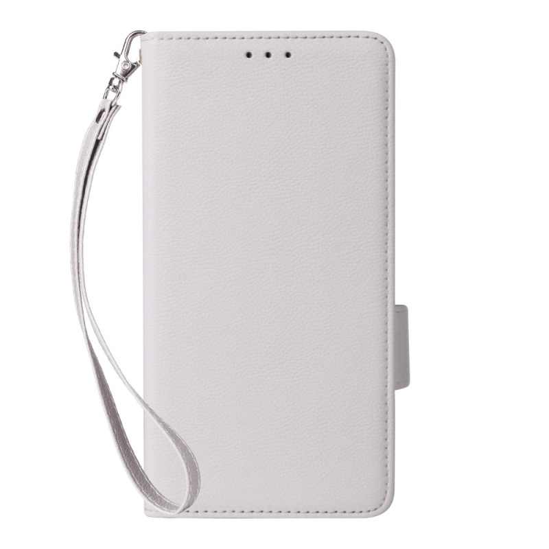 Funda de cordón Oppo Reno 12F 5G Lychee Texture